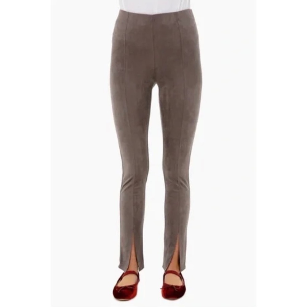 Tuckernuck‎ Pomander Place Concrete Suede Slit-Front Sloane Leggings